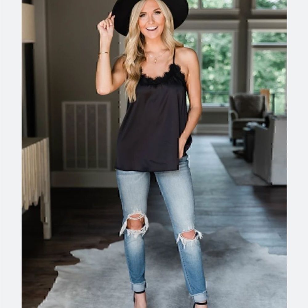 Pink Lily Boutique Satin Cami  